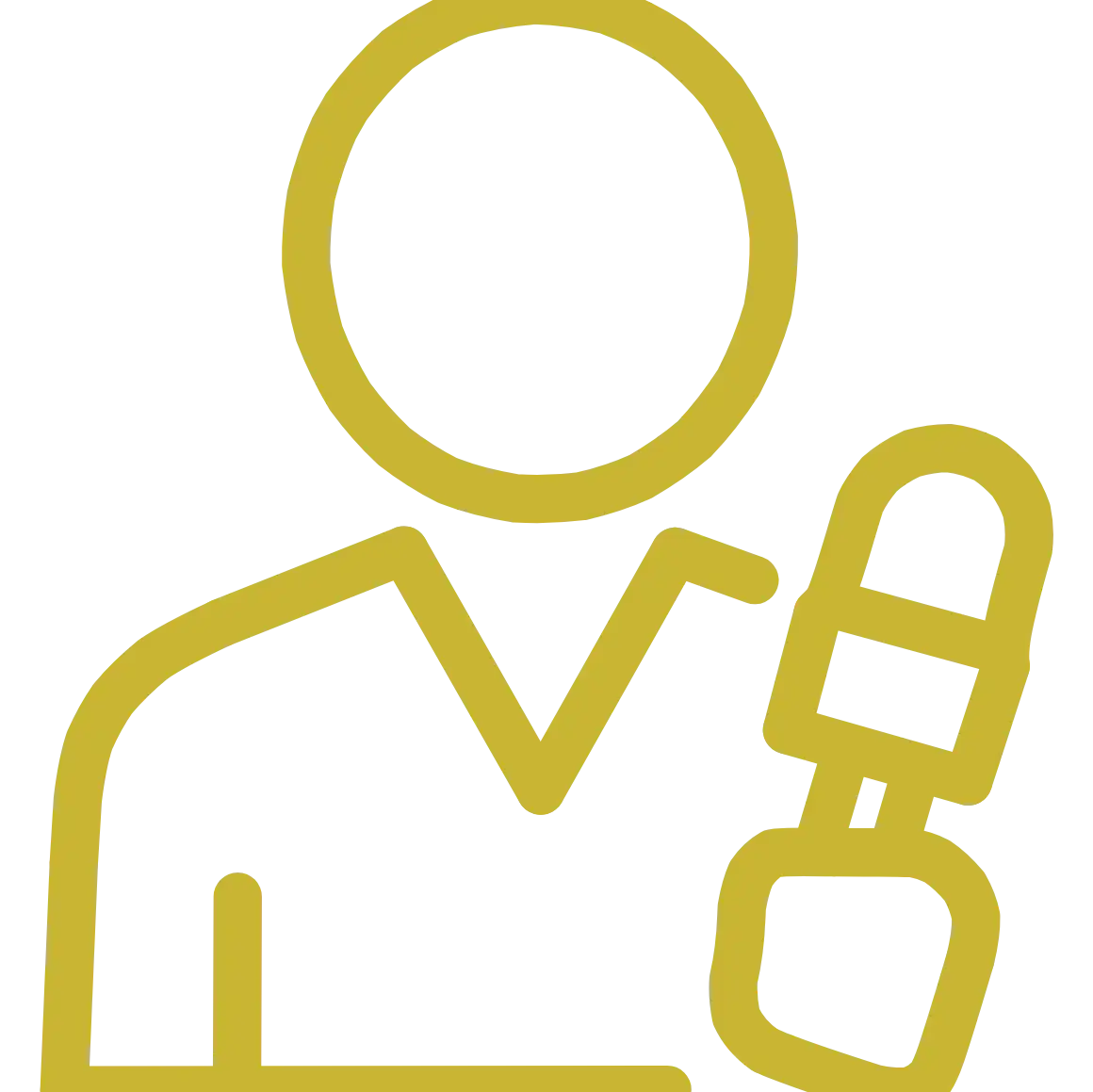 „Symbol für Bewerbungsunterlagen, Lebenslauf und Anschreiben im AVGS Coaching.“