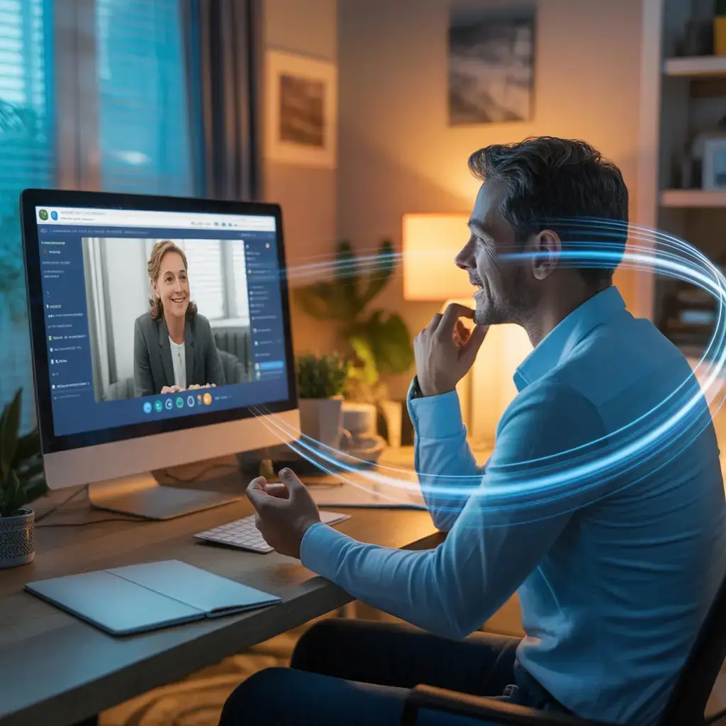 „Führungskräfte Coaching im Online-Meeting“